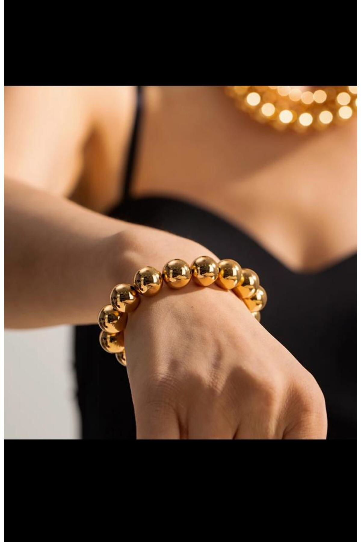 Arescollection Vip Seri Çelik Kararmaz Asansörlü İnci Bileklik