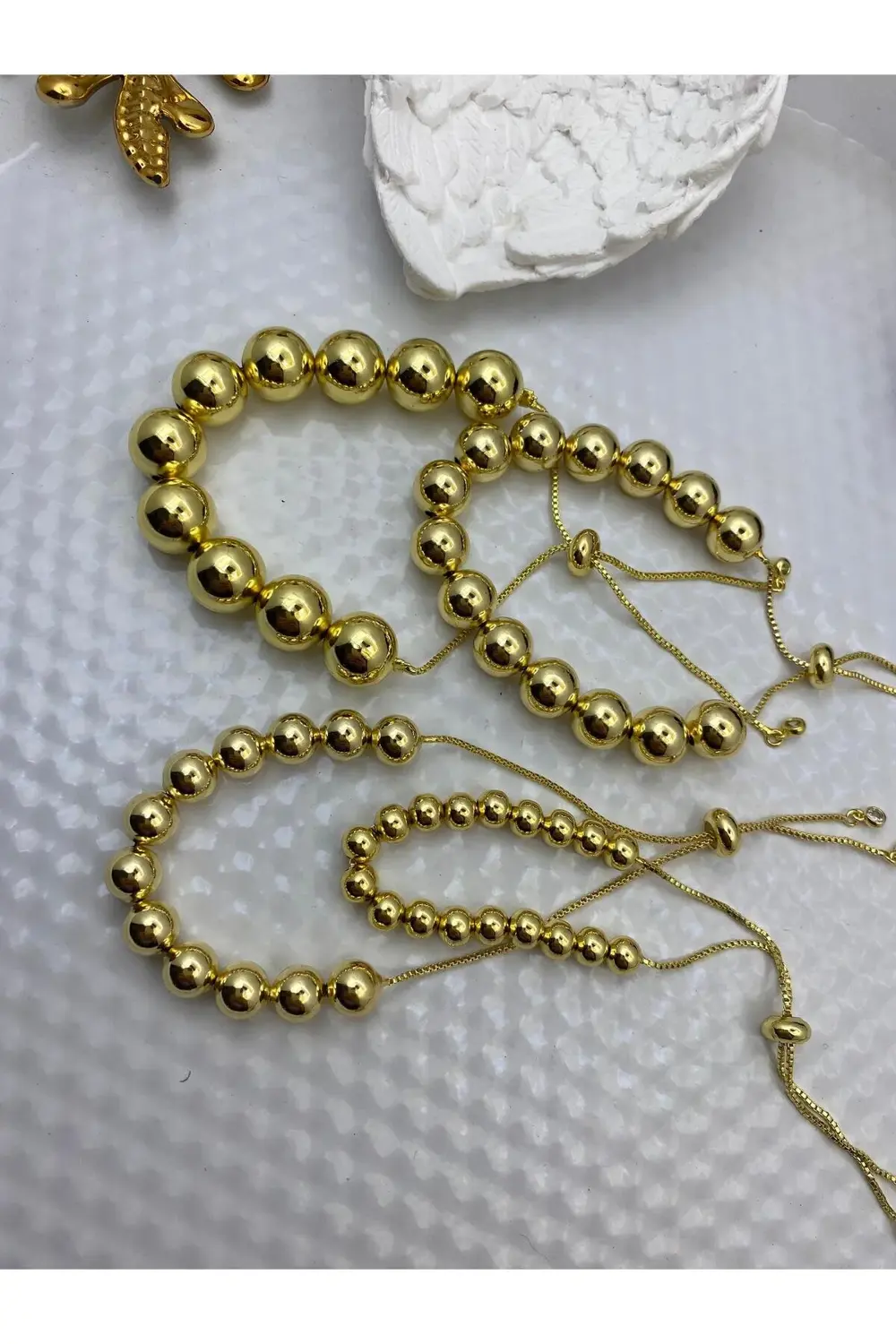 Arescollection Vip Seri Çelik Kararmaz Asansörlü İnci Bileklik