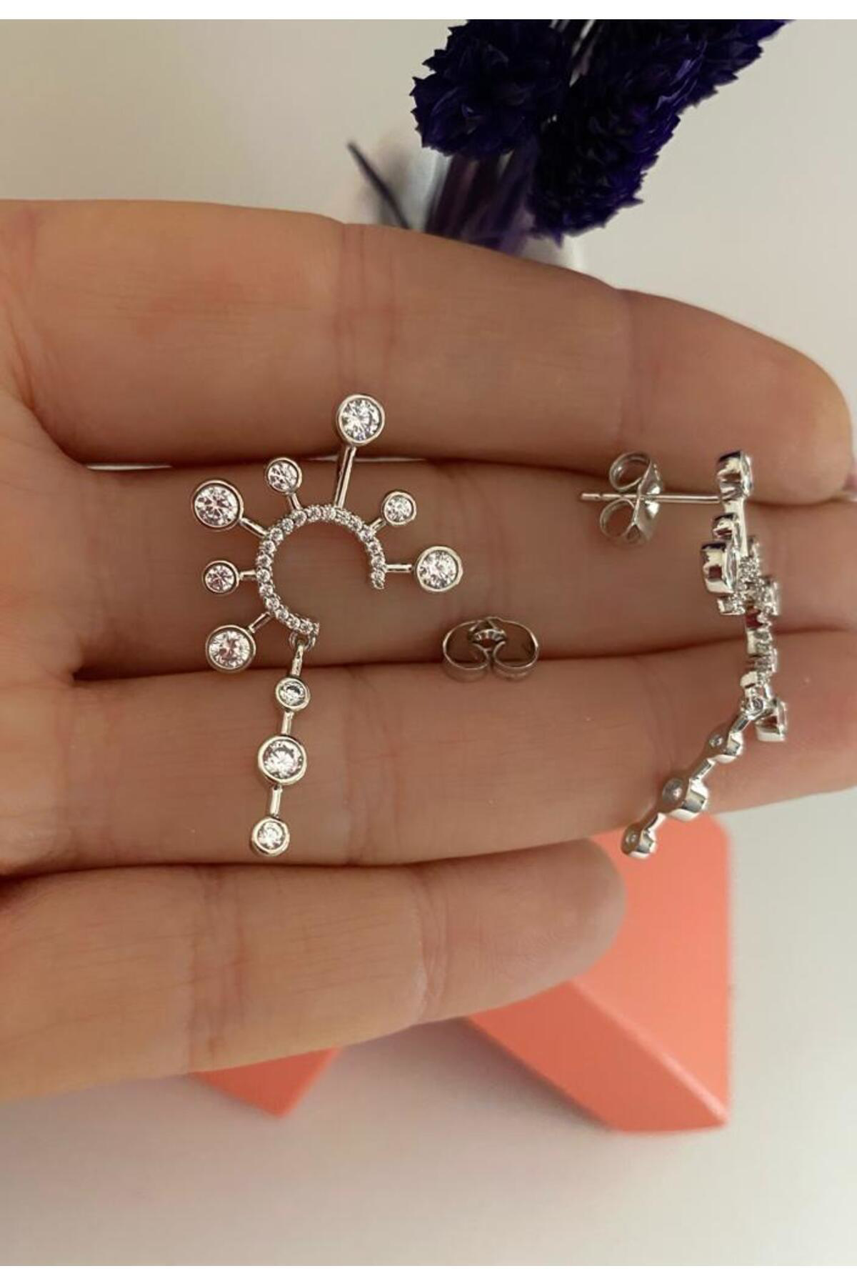 Arescollection Vip Seri Kararmaz Xuping Zirkon Taşlı Küpe