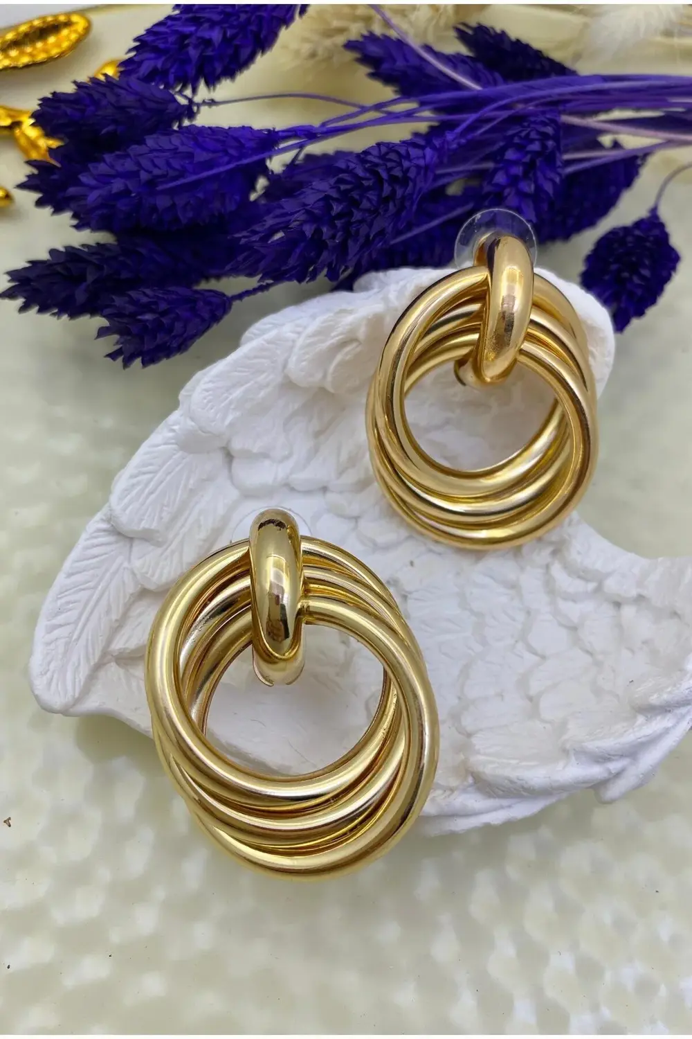 Arescollection Vip Seri Trend Kadın Kararmaz Küpe