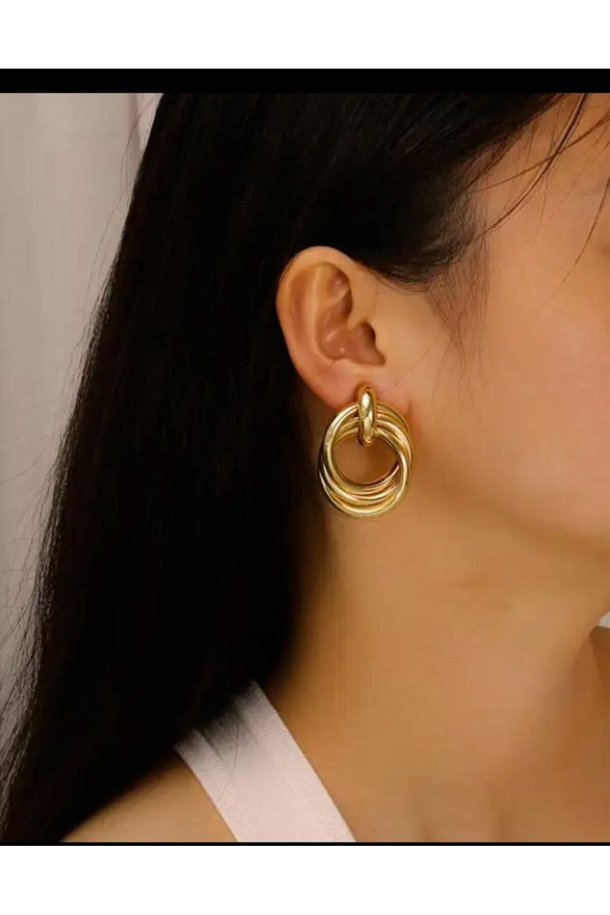 Arescollection Vip Seri Trend Kadın Kararmaz Küpe