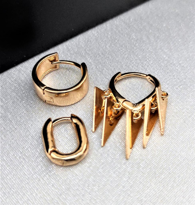 VİP SERİ ÜÇGEN SALLANTILI SHAKİRA 3 ADET KÜPE-VİPKÜ65