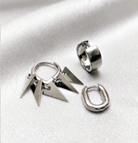 VİP SERİ ÜÇGEN SALLANTILI SHAKİRA 3 ADET KÜPE-VİPKÜ65