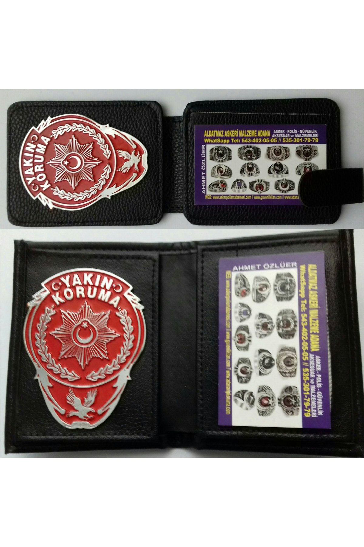 VİP YAKIN KORUMA 2AD ROZETLİ CÜZDANI AL +YAKIN KORUMA ROZETLI CÜZ