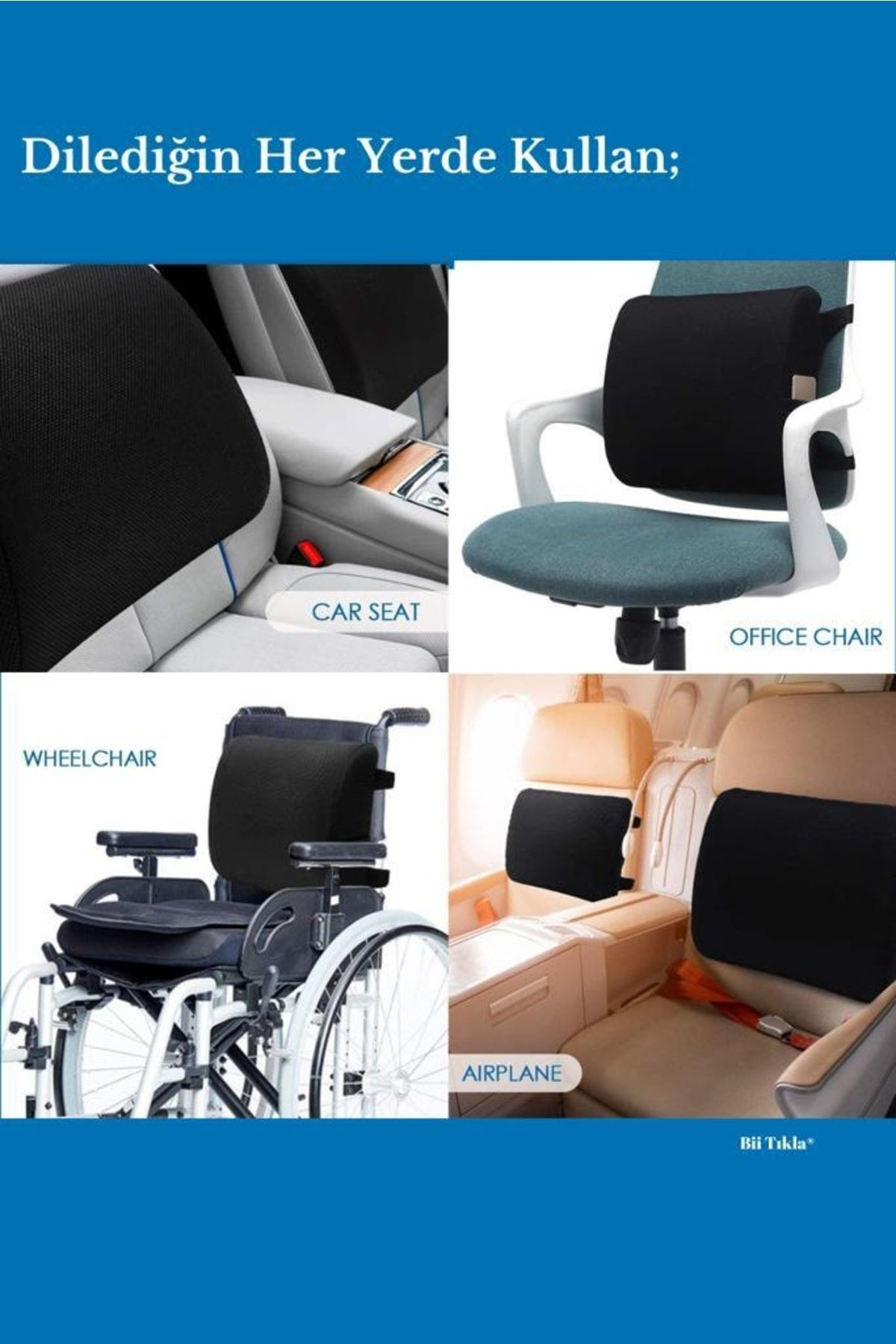 Viscomina Visco Bel Destek Ve Visco Oturma Minderi Yastığı 2 Li Set