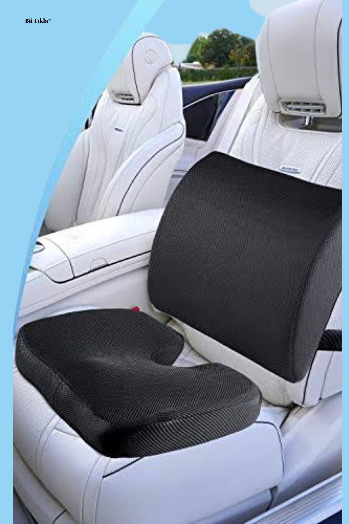 Viscomina Visco Bel Destek Ve Visco Oturma Minderi Yastığı 2 Li Set