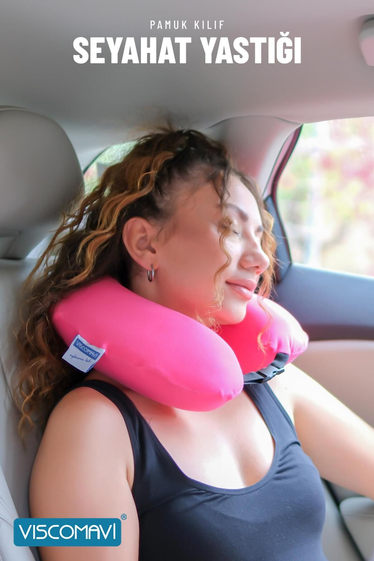 Viscomavi Visco Seyahat Yastığı (Ortopedik Visco Seyahat Yastığı Boyun Yast