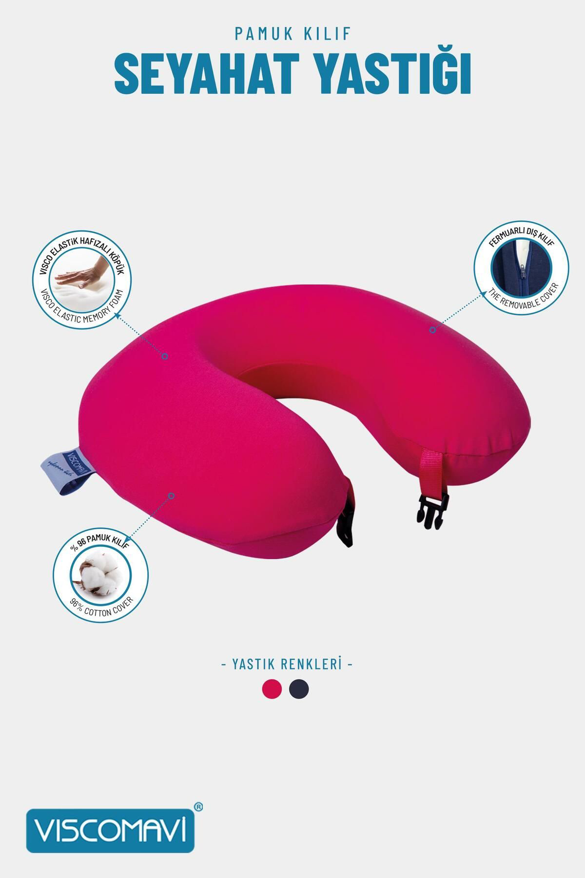 Viscomavi Visco Seyahat Yastığı (Ortopedik Visco Seyahat Yastığı Boyun Yast