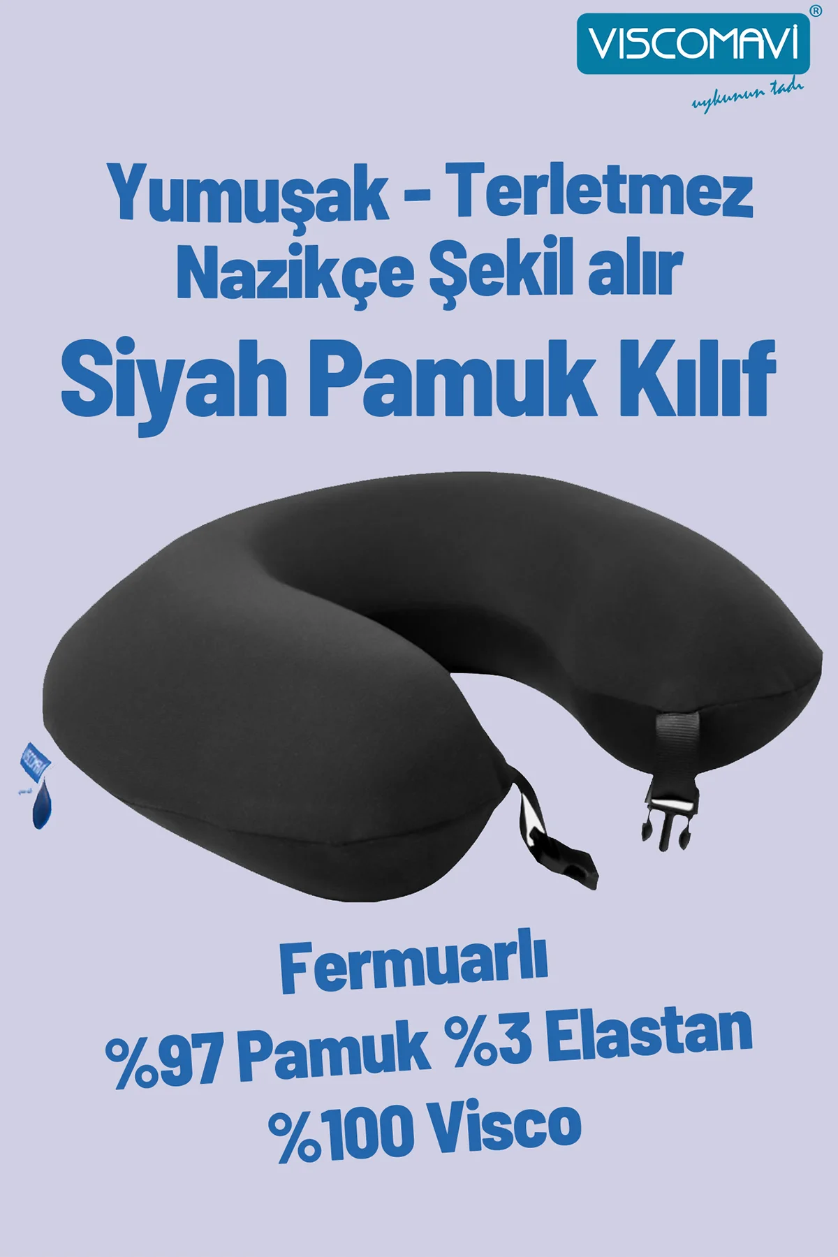 Visco Seyahat Yastığı (ortopedik Visco Seyahat Yastığı Boyun Yastığı Visco Yastık Boyunluk Fiyatı, Yorumları ve Özellikleri