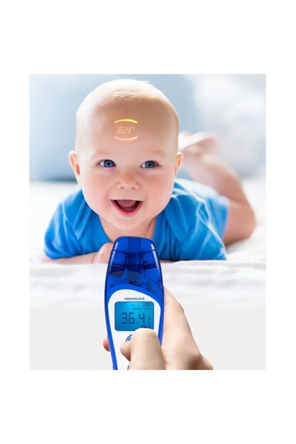 Visiofocus Pro 06480 Temassız Ateş Ölçer Projeksiyon Yansıtmalı