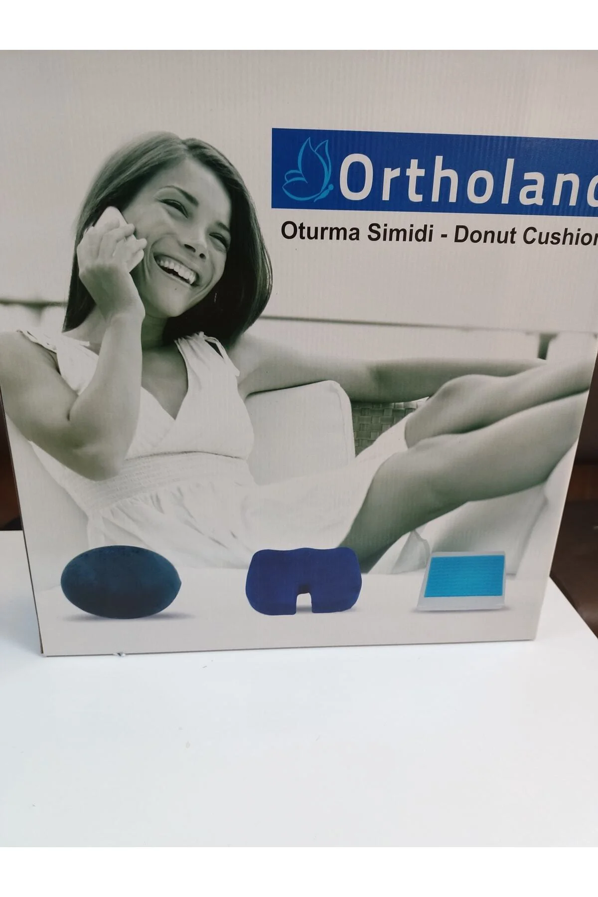 Visko Amatomik Oturma Simidi Özel Dokuma [ Kadife ] - Görsel 2