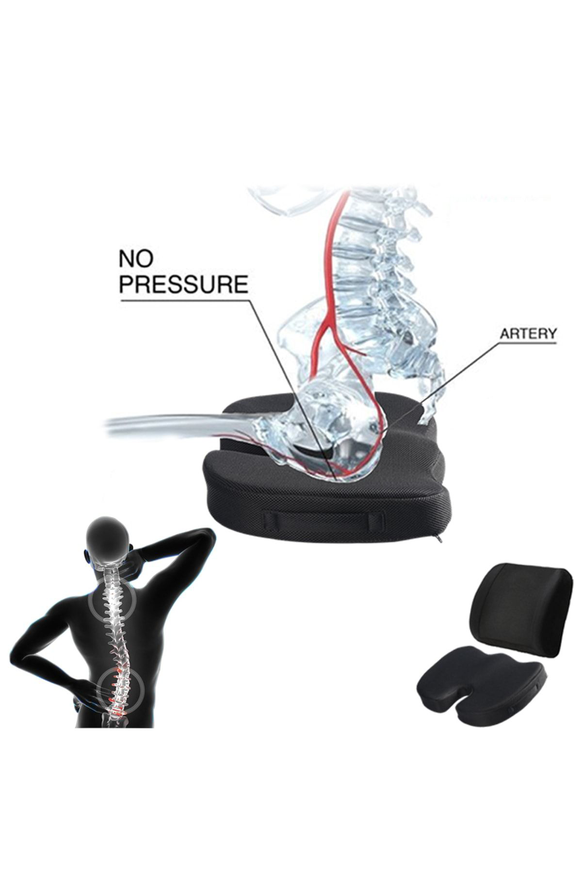 Mvc Concept Visko Cocix Minder Oturma Minderi Ortopedik Oturma Minderi Simidi