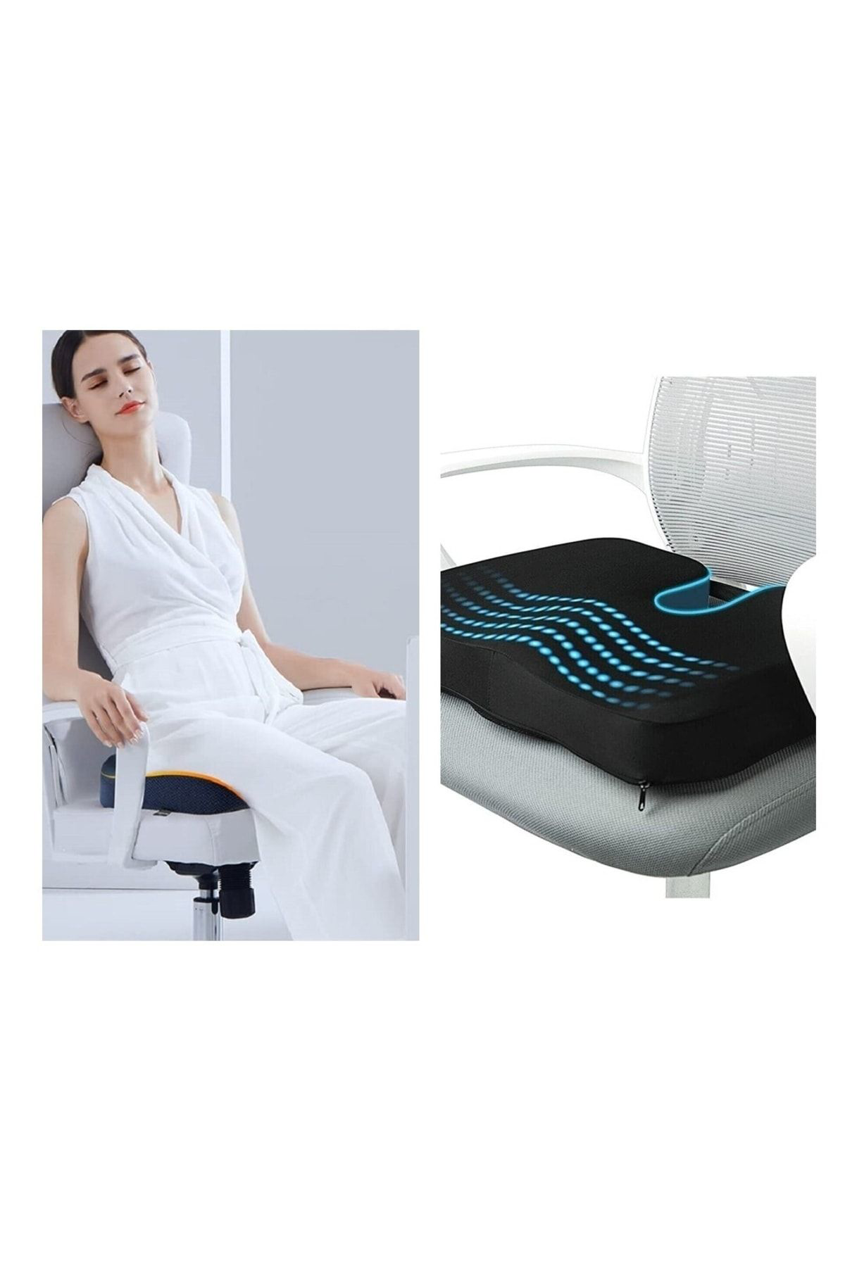 Ankanorm Visko Oturma Minderi Cocix Elastik Minder Basur Minderi Hemoroit 