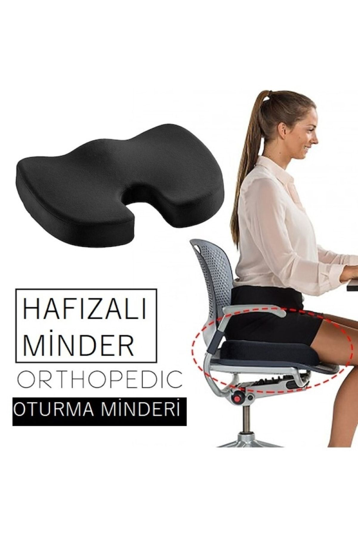 Ankanorm Visko Oturma Minderi Cocix Elastik Minder Basur Minderi Hemoroit 