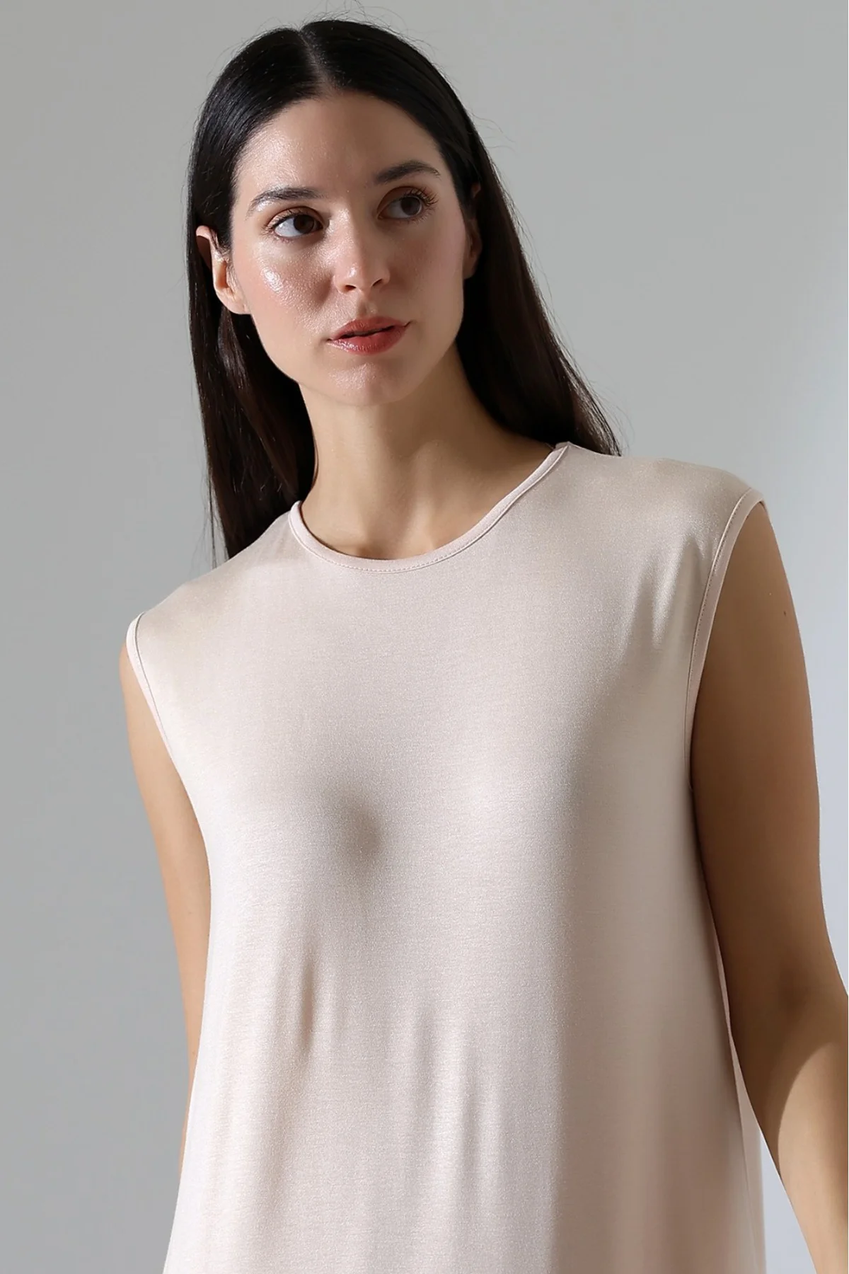 viskon kumaş tam boy basic oversize sıfır kol içlik elbise Fiyatı, Yorumları ve Özellikleri