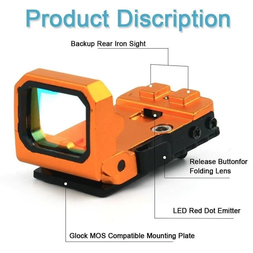 Vism Flipdot Reflex M2 Red Dot Sight Katlanabilir 22mm Reflex Nişangâh Vism Flipdot Reflex M2 Red Dot Sight Katlanabilir 22mm Reflex Nişangâh