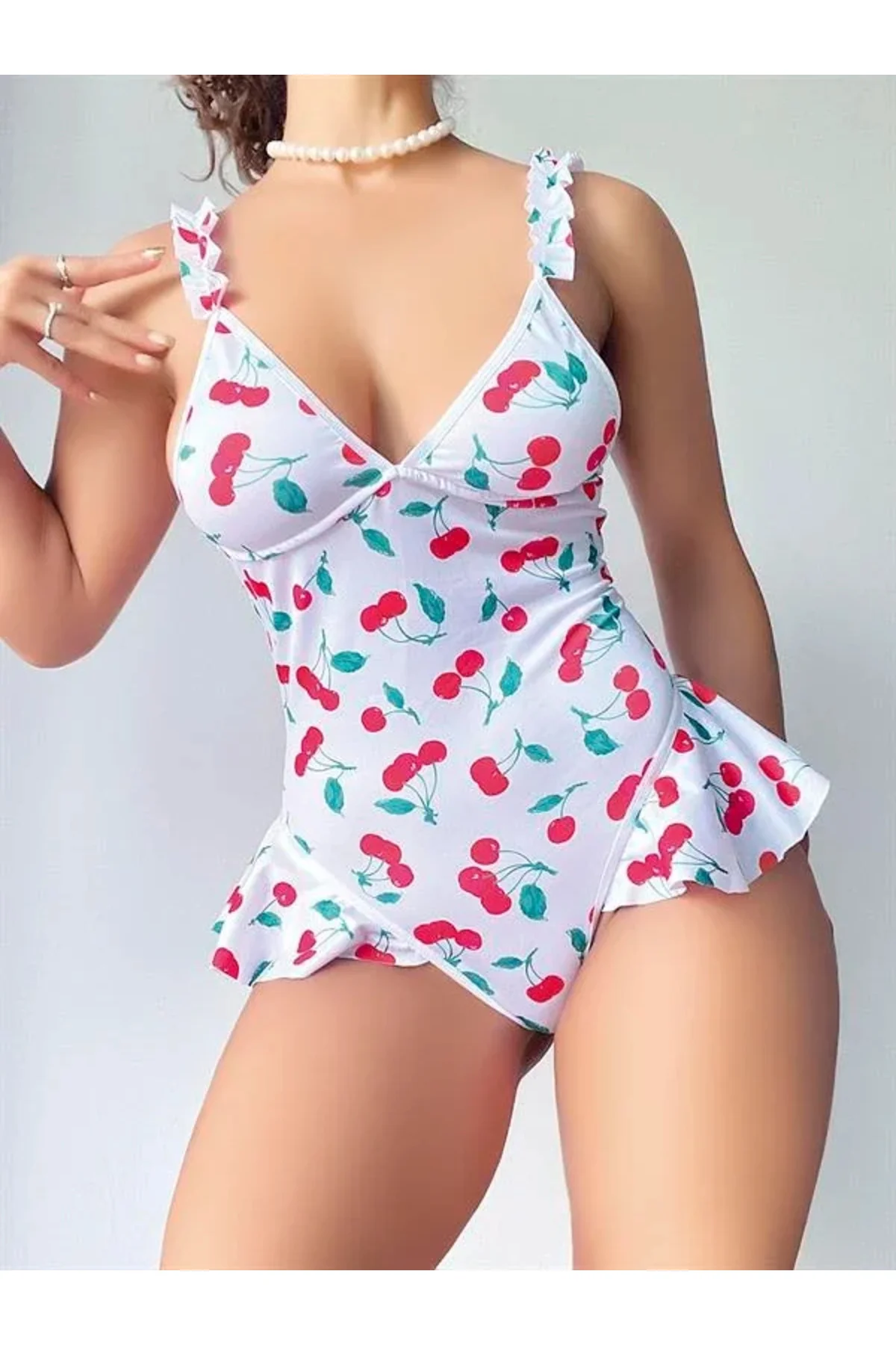 Vişne Desenli Body Fiyatı, Yorumları ve Özellikleri