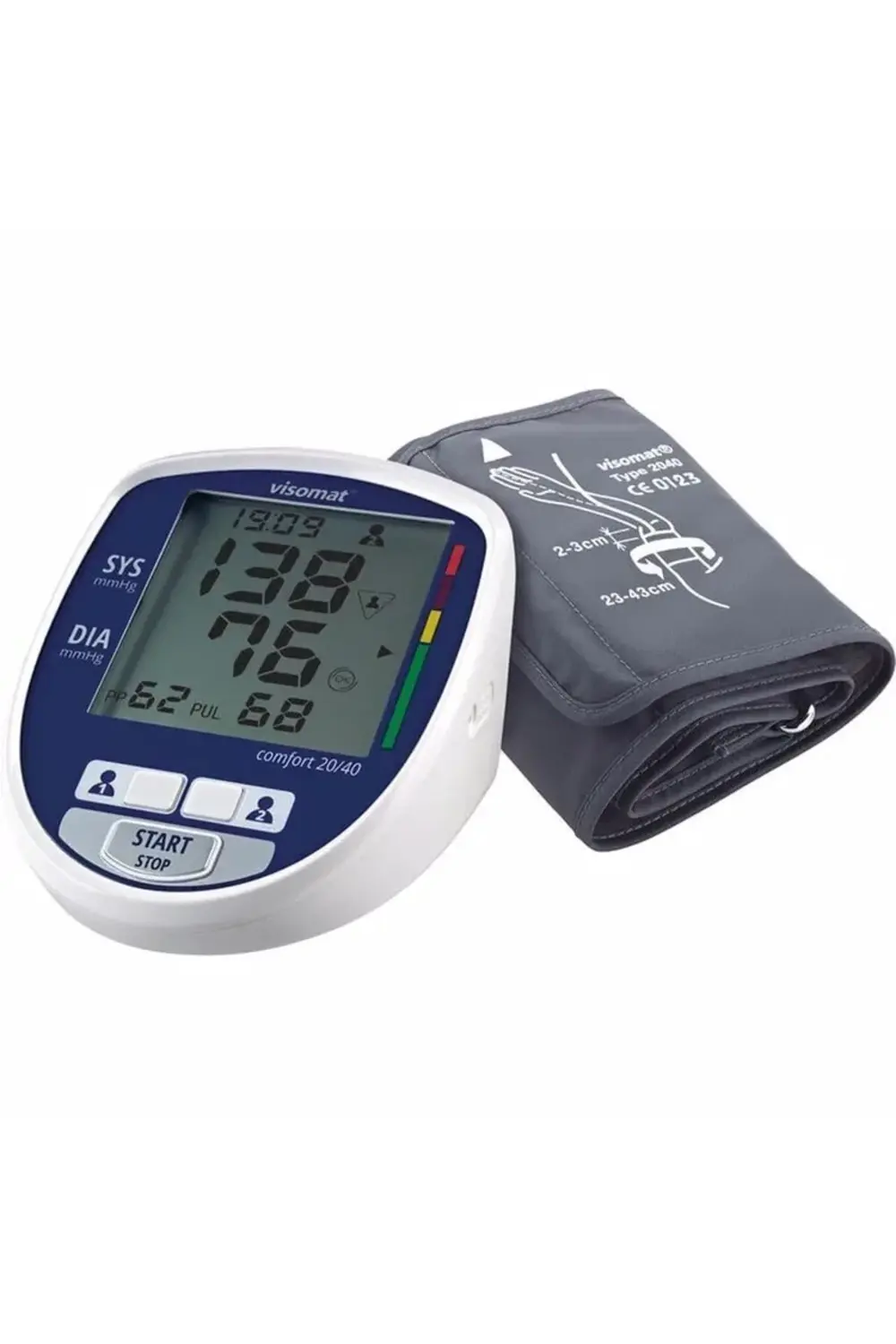 Visomat Comfort 20/40 Çift Hafızalı Üst Koldan Ölçme Aleti - Comf
