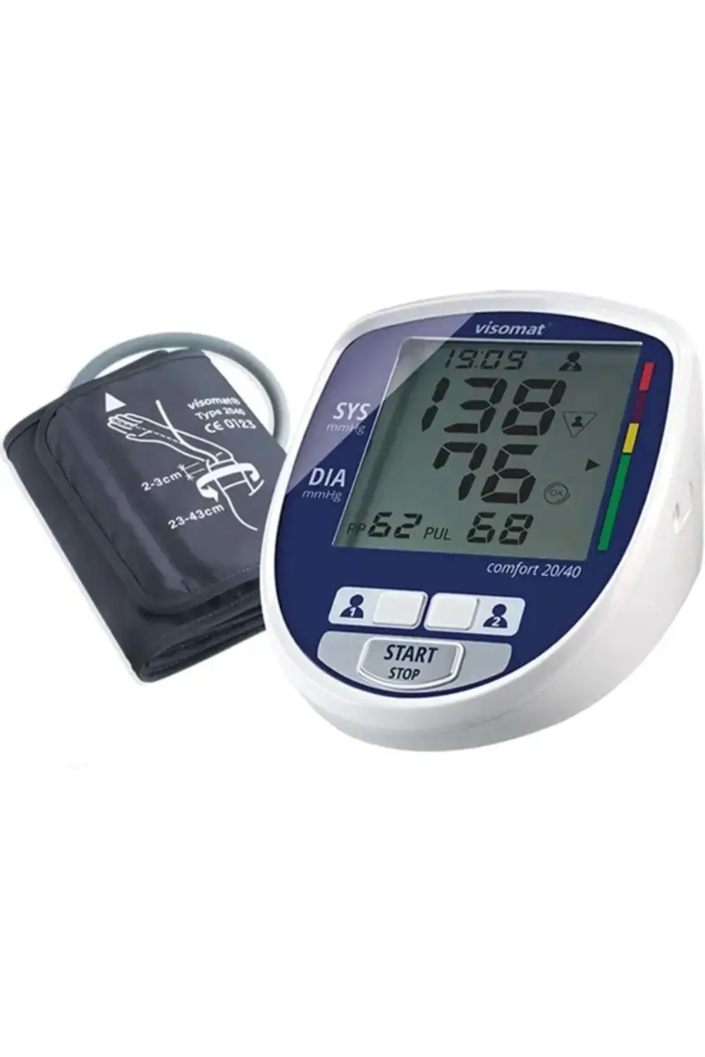 Visomat Comfort 20/40 Çift Hafızalı Üst Koldan Ölçme Aleti - Comf