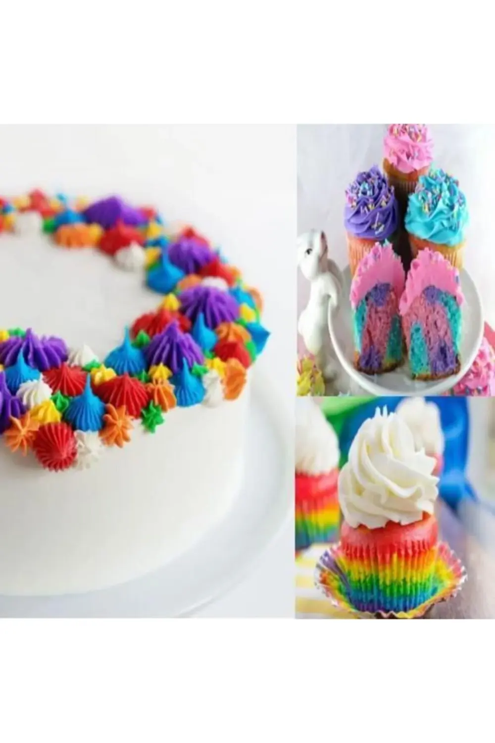 Visser, Toz Gıda Boyası, 5 Renk, Pasta Boyası, Hamur Boyası, 9 Gr