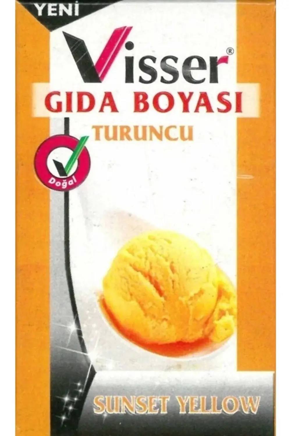 Visser Toz Gıda Boyası Turuncu G.b