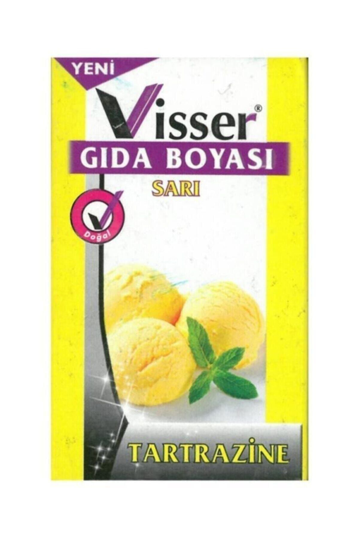 Hobi24 Visser Toz Gida Boyasi 9 Gram - Sari G.B 5 Li