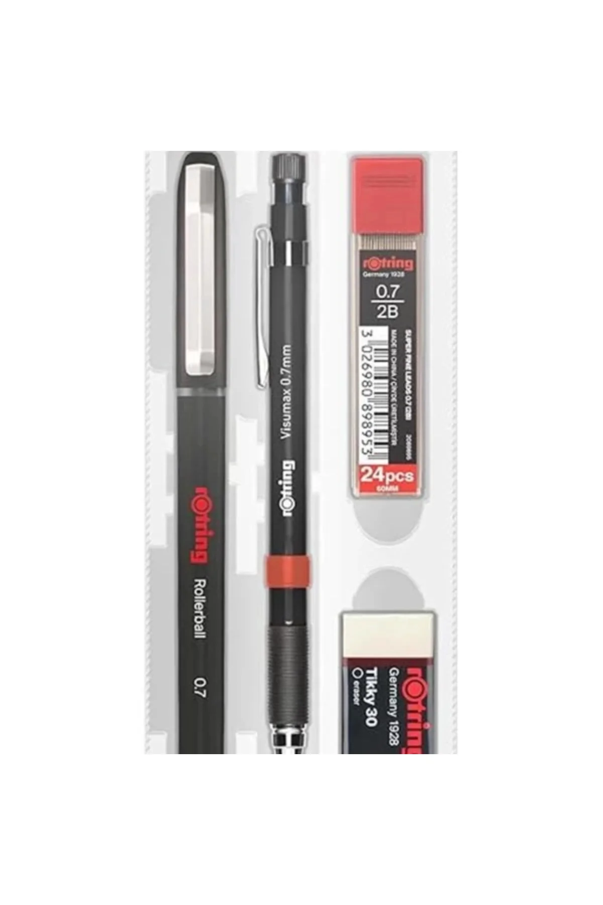 Visumax + Roller Ofis Seti 0.7 mm, Siyah