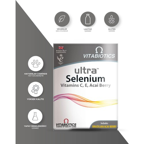 Vitabiotics Ultra Selenium 165 Mcg 30 Tablet