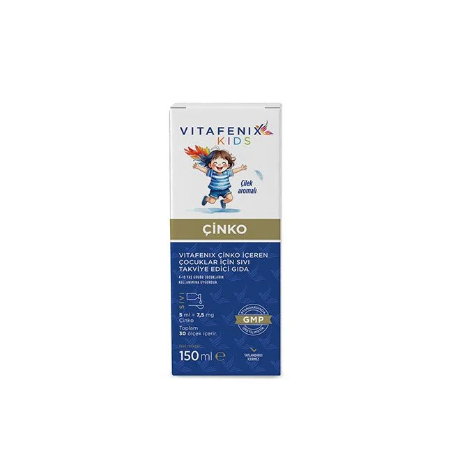 Vitafenix Kids Çinko İçeren Sıvı 150ml Vitafenix Kids Çinko İçeren Sıvı 150ml