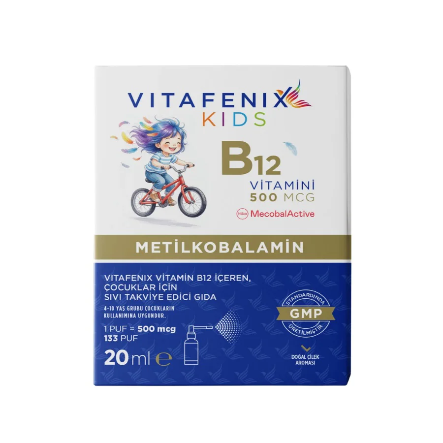 Vitafenix Kids Vitamin B12 Metilkobalamin Sprey 20ml Vitafenix Kids Vitamin B12 Metilkobalamin Sprey 20ml