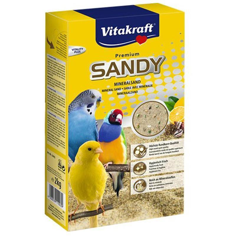 Vitakraft Sandy Yüksek Mineralli Kuş Kumu 2 kg
