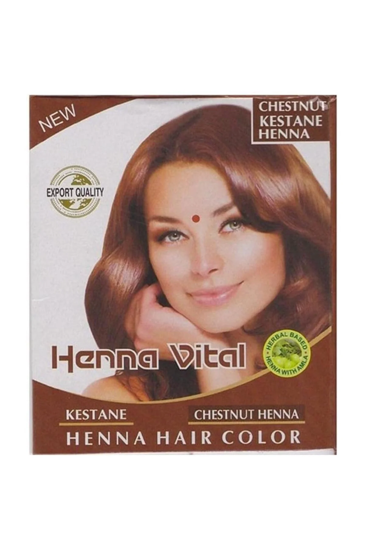 Vital Hint Saç Kınası Kestane Renk 6 Lı Paket -