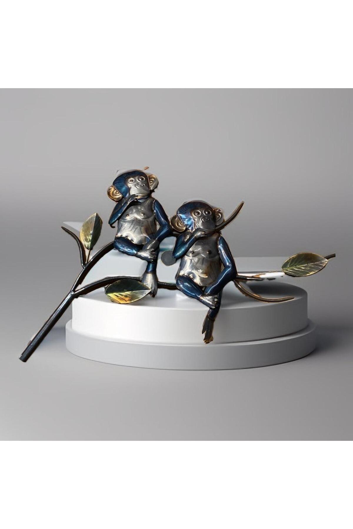 Elif Aksesuar Vitale Lux Dalda Maymun Dekoratif Duvar Panosu