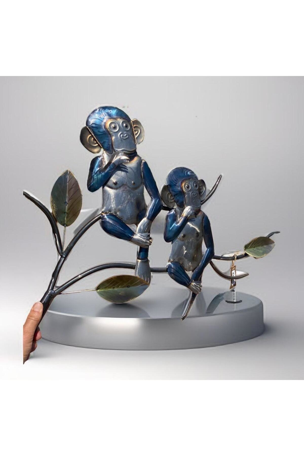 Elif Aksesuar Vitale Lux Dalda Maymun Dekoratif Duvar Panosu