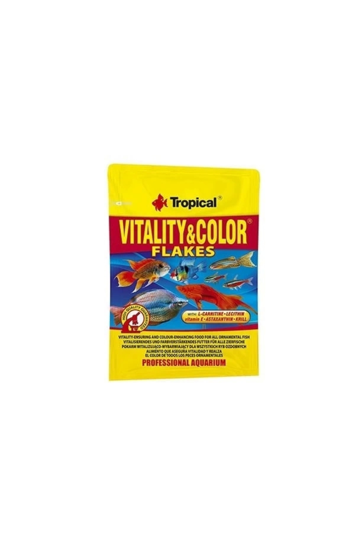 Tropical Vitality Color Flakes Tropikal Balıklar İçin Renklendirici Pul Ye