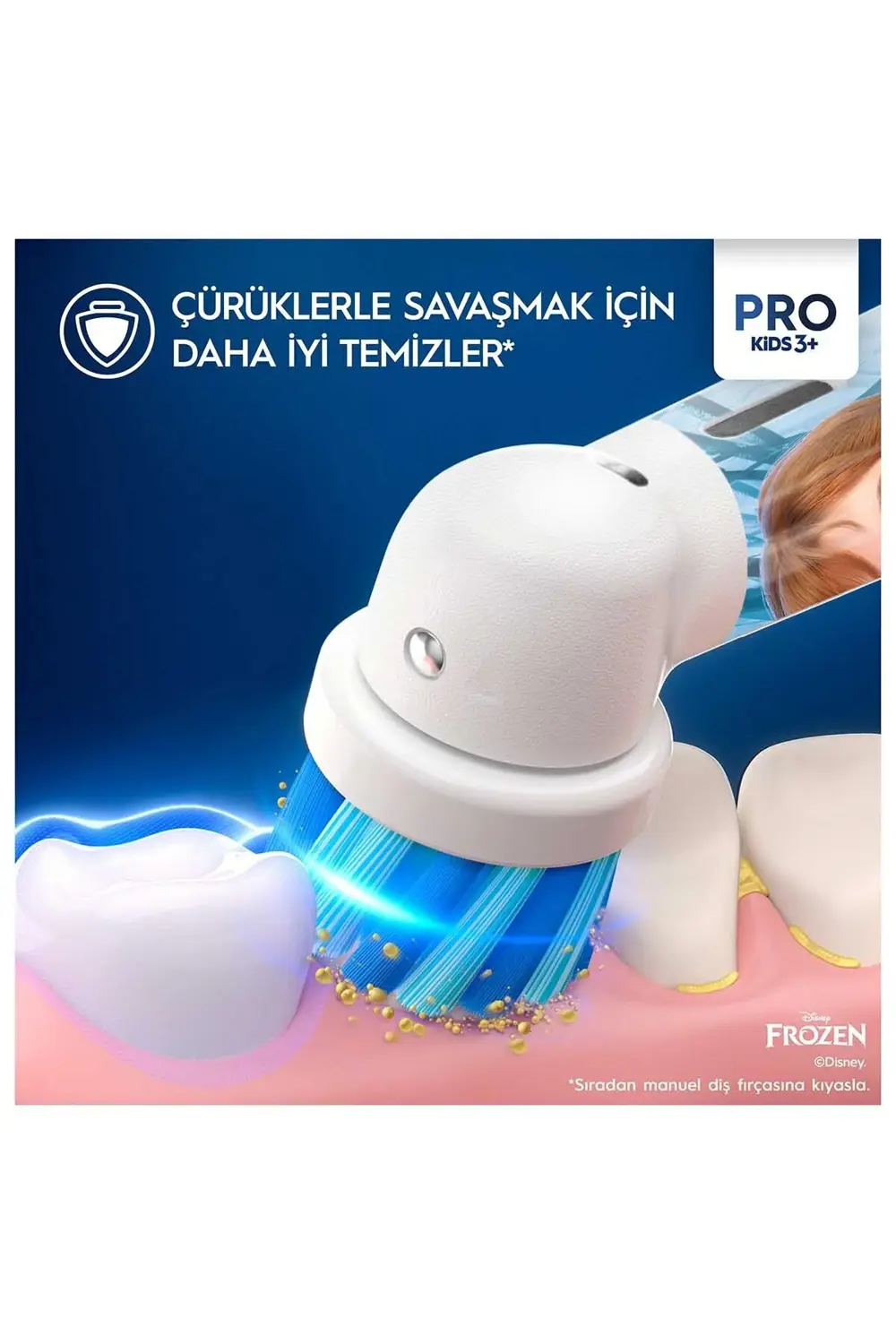 Vitality Pro Frozen Özel Seri Çocuklar İçin Şarj Edilebilir Diş F