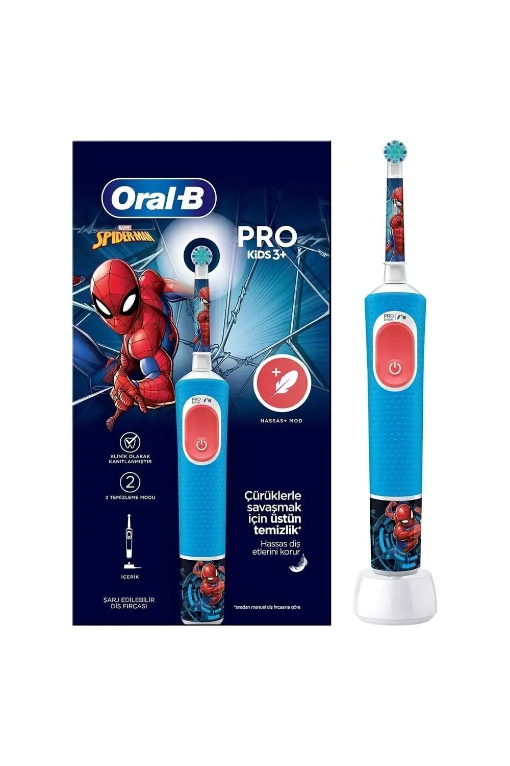 Vitality Pro Spiderman Özel Seri Çocuklar İçin Şarj Edilebilir Di