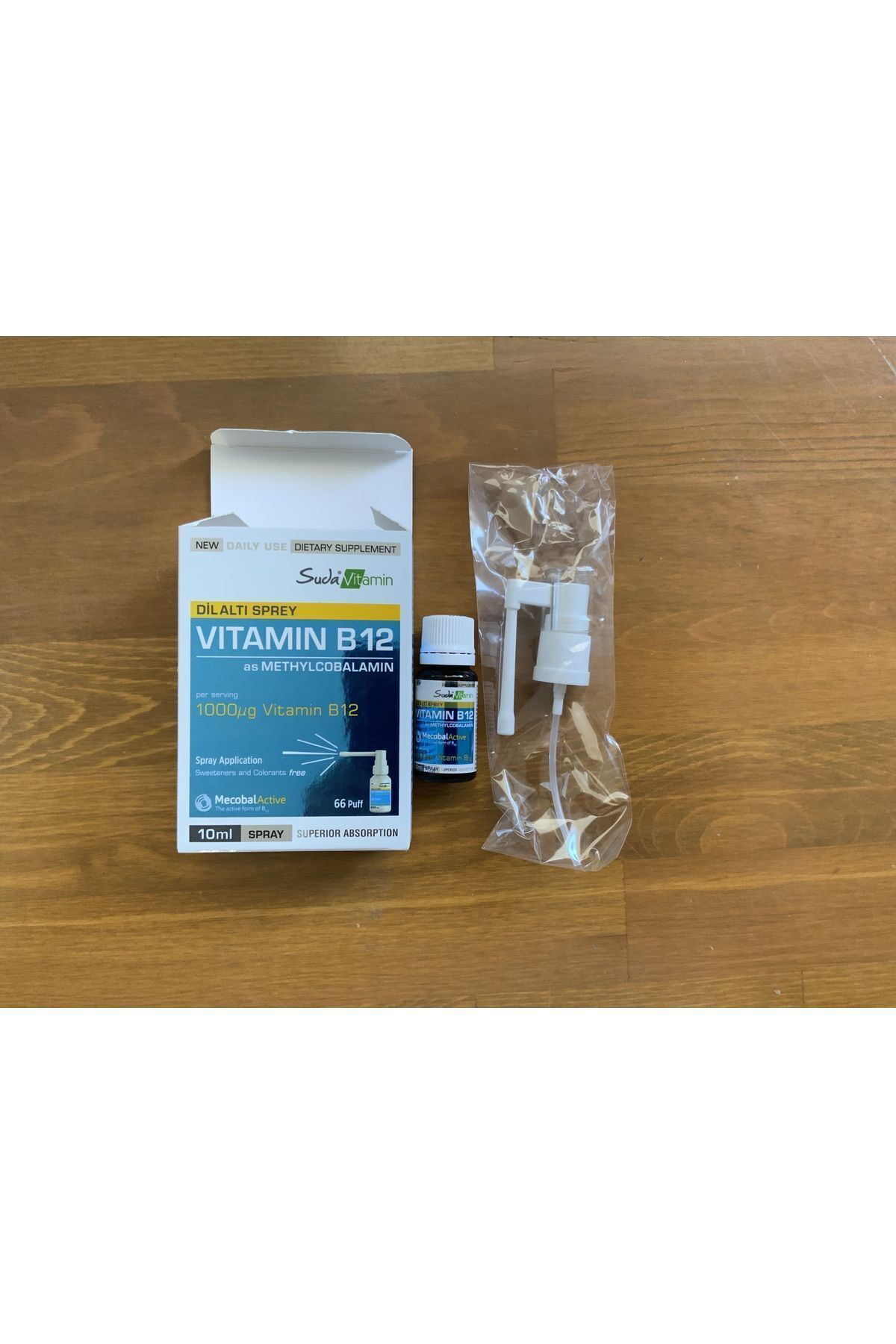 Suda Vitamin Vitamin B12 Dil Altı Spreyi 10 Ml