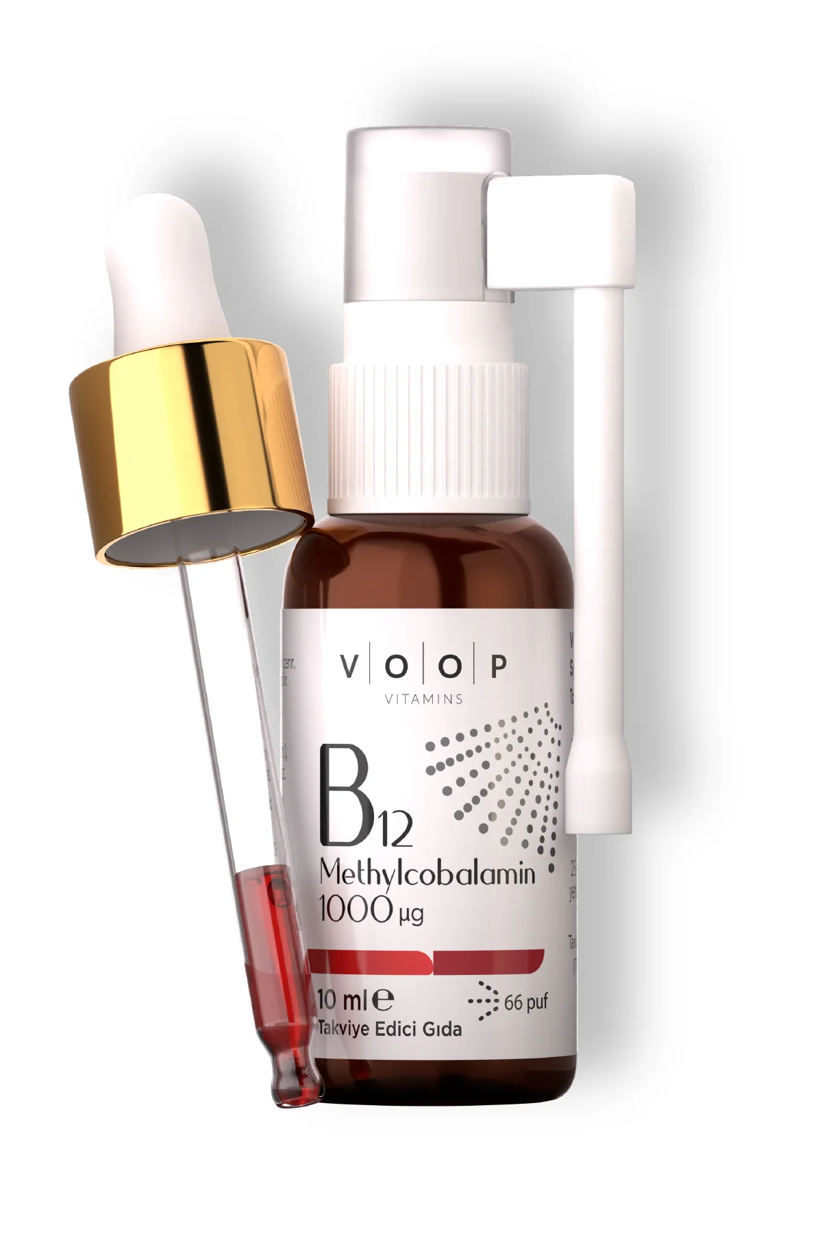 Vitamin B12 Methylcobalamin | 1000 µg (mikro gram) Sprey-Damla - 10 ml