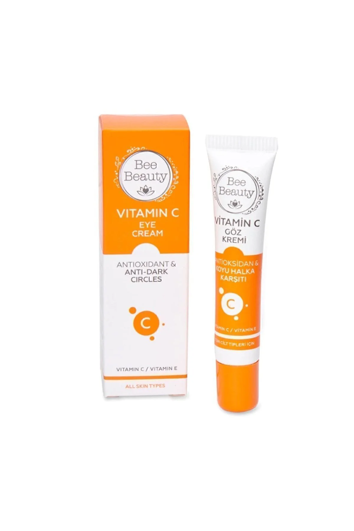 Vitamin C Göz Kremi Antioksidan Koyu Leke Karşıtı 15 Ml