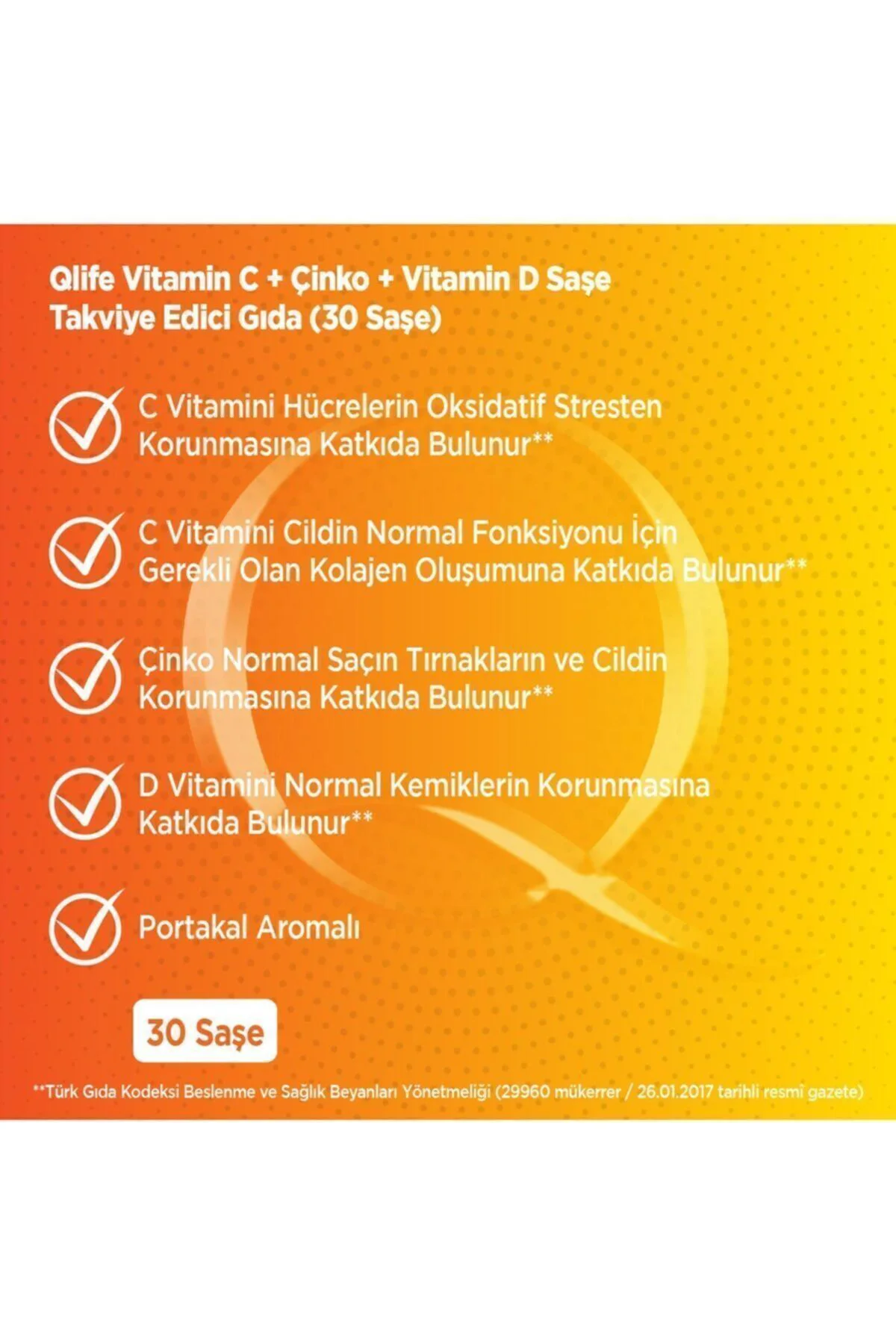Vitamin C Plus - C Vitamini ve Çinko ve D Vitamini 30 Şase
