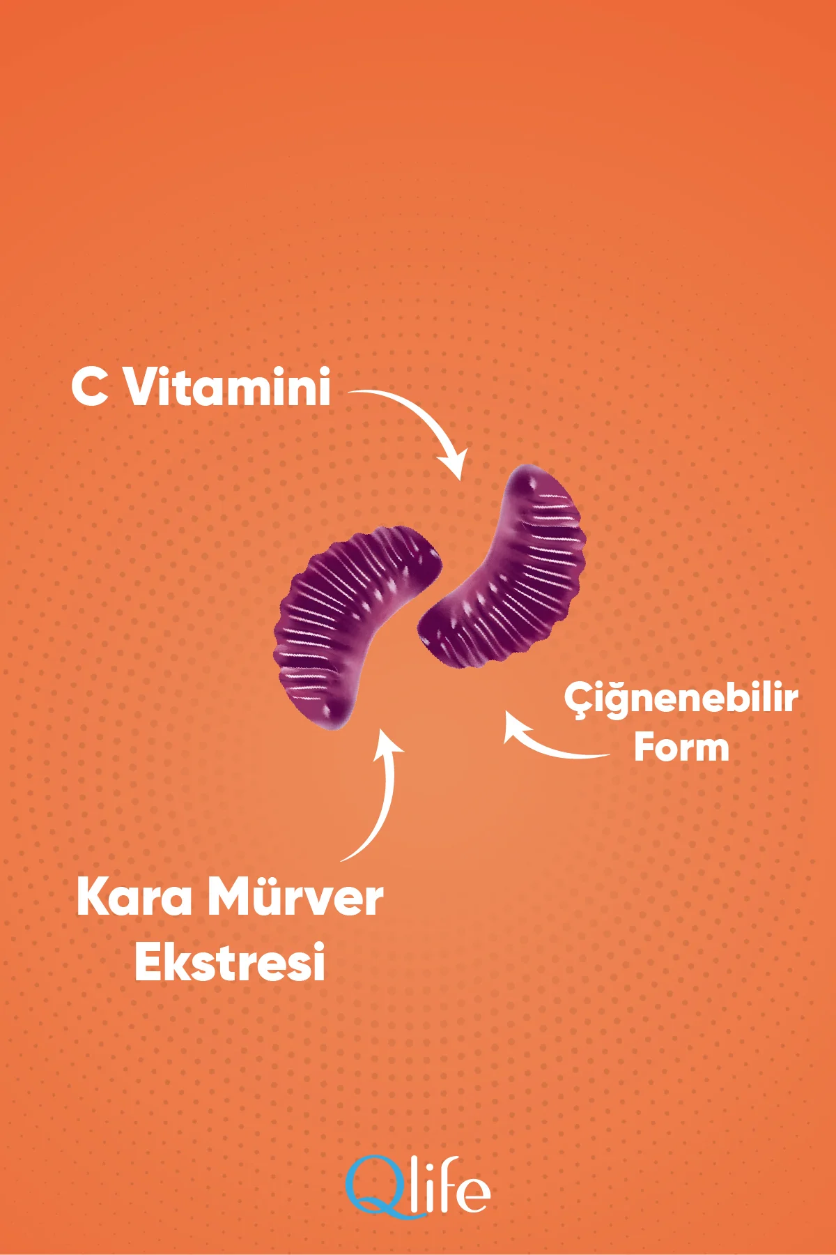Vitamin C Sambucus Gummies - C Vitamini İçeren Çiğnenebilir Vitamin 60 Adet