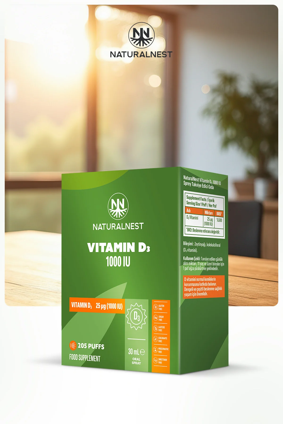 Vitamin D3 1000 IU 30 ml