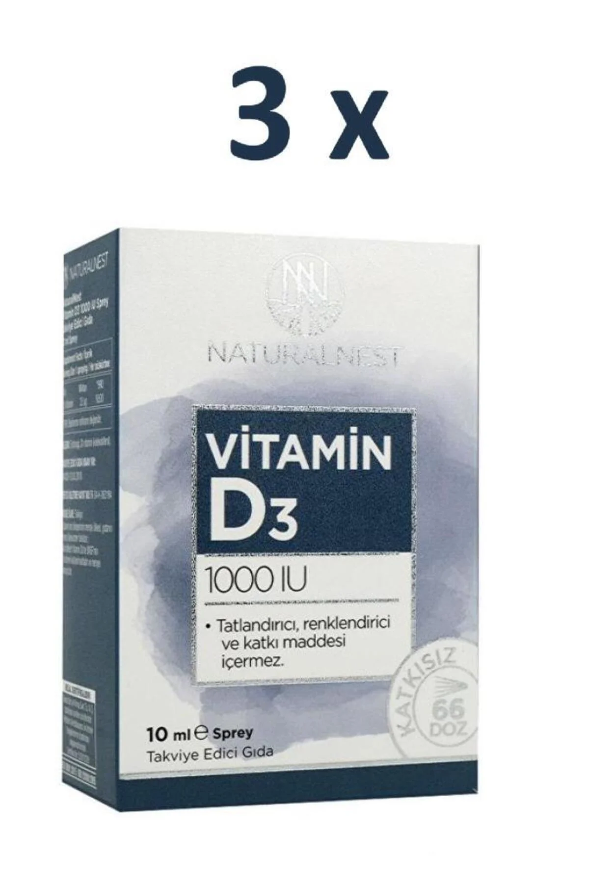 Vıtamın D3 1000 Iu Sprey 10 ml 3 Al 2 Öde