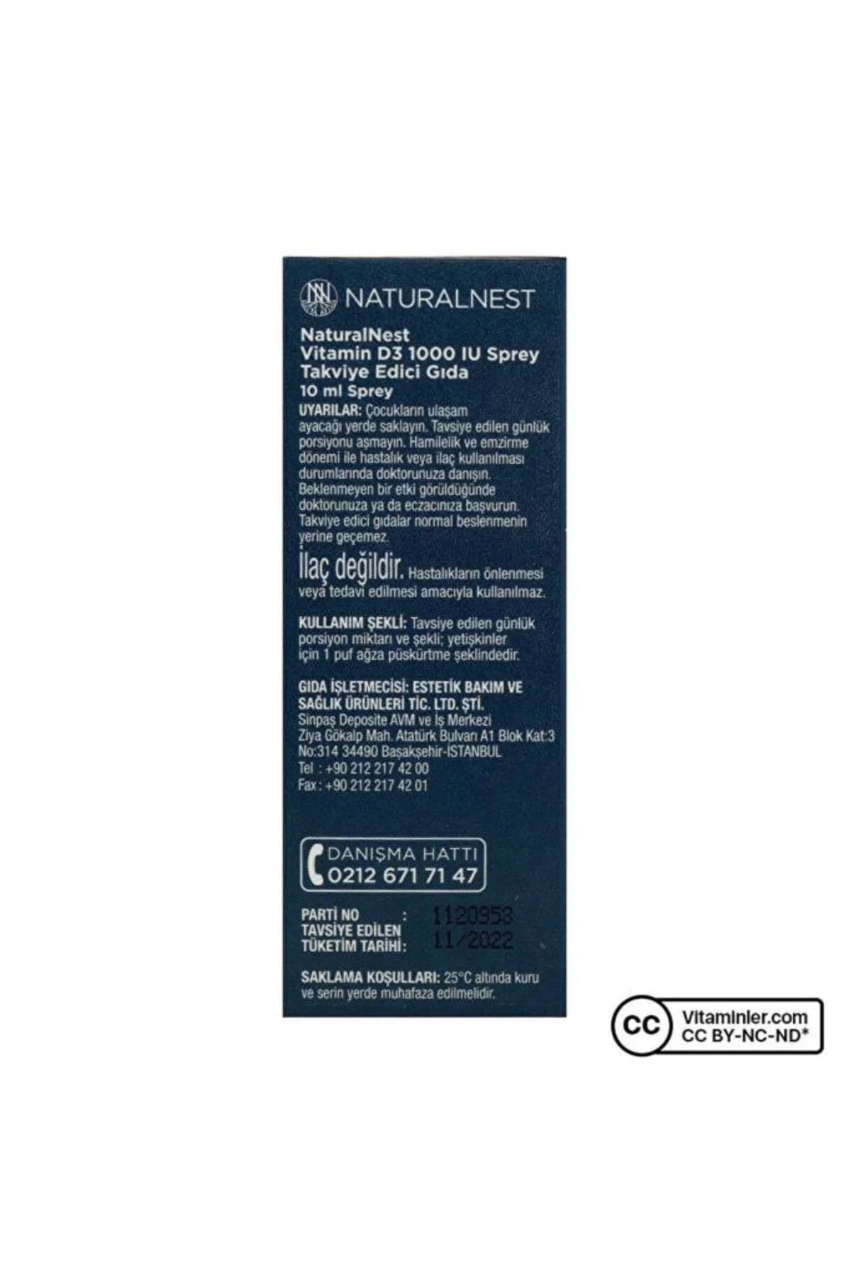 Vıtamın D3 1000 Iu Sprey 10 ml 3 Al 2 Öde