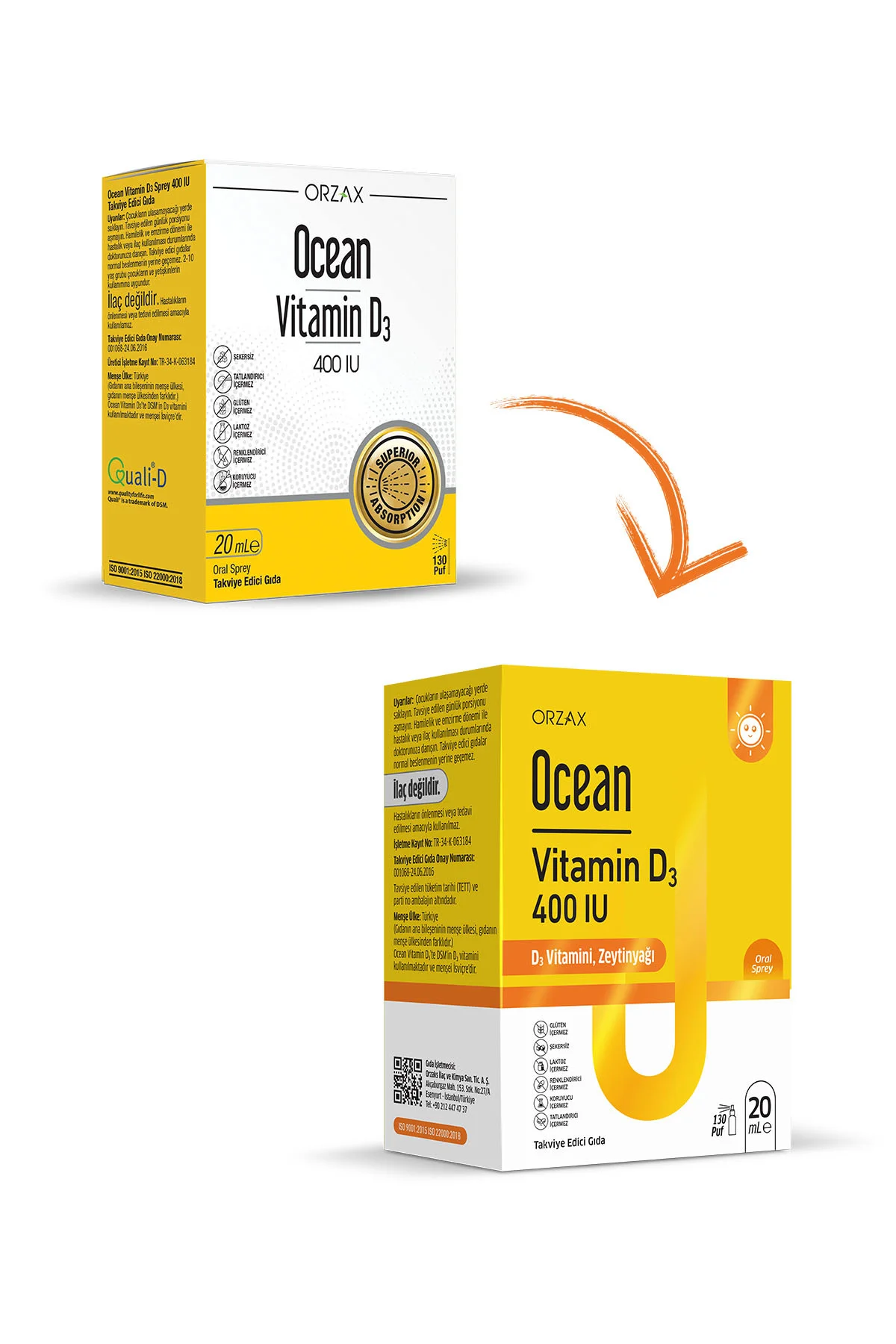 Vitamin D3 400 IU Sprey 20 ml
