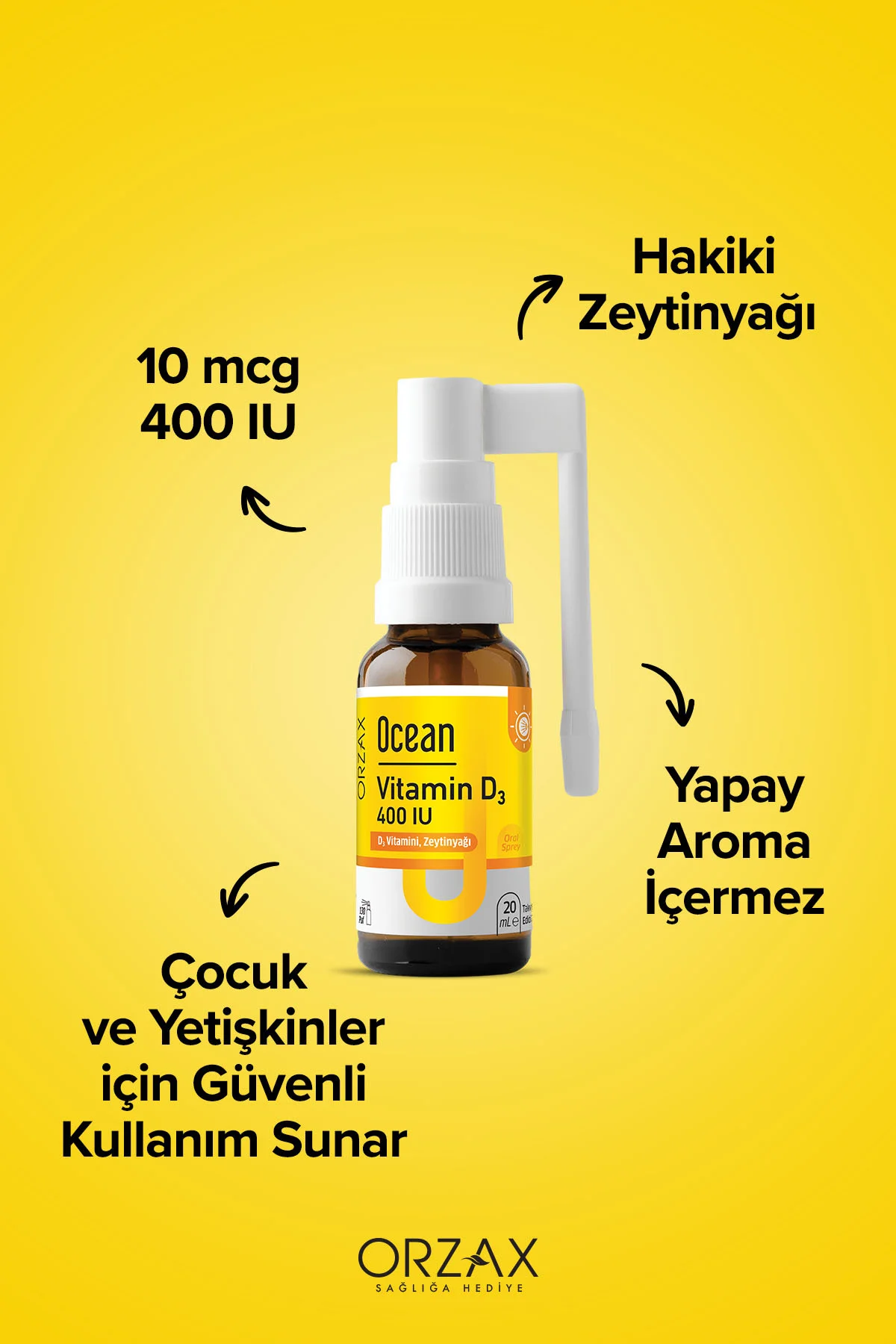 Vitamin D3 400 IU Sprey 20 ml