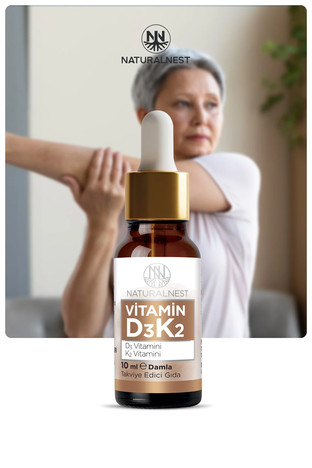 Vitamin D3K2 Damla 10 ml