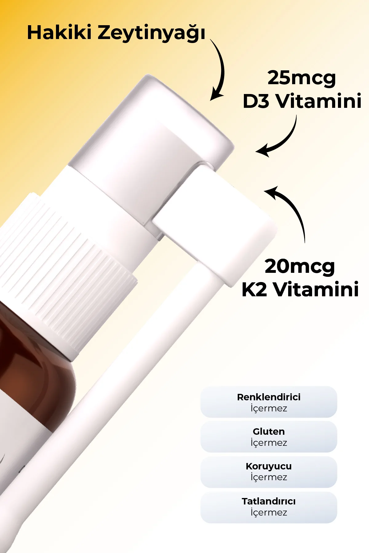 Vitamin D3K2 Sprey-Damla 20 ml