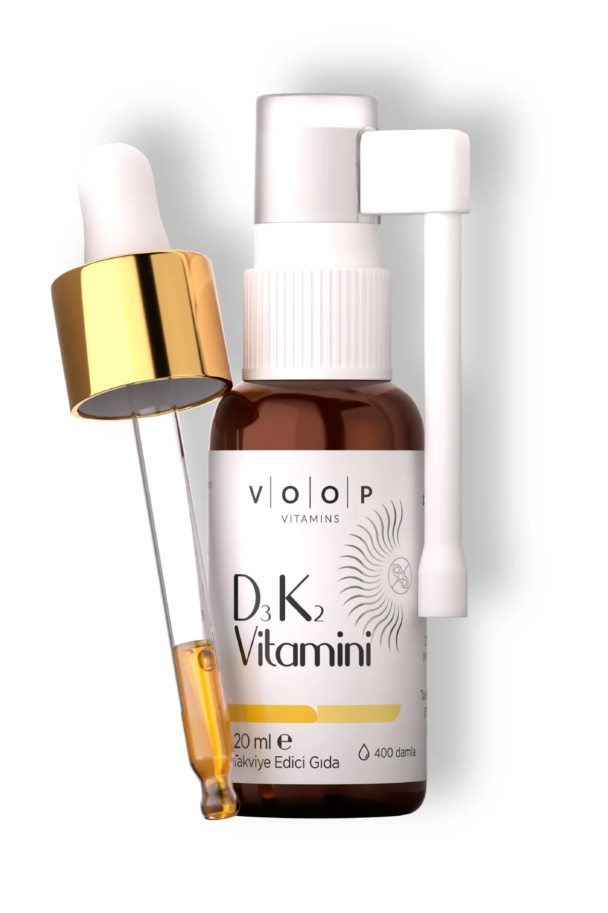 Vitamin D3K2 Sprey-Damla 20 ml